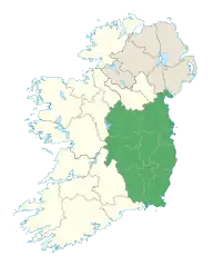 Location of Leinster