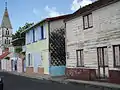 A view of a street in Les Anses-d'Arlet.