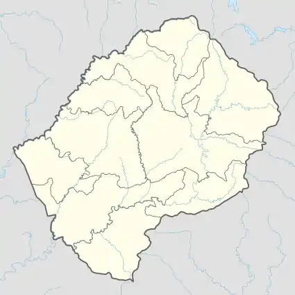 Qhobeng is located in Lesotho