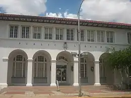 The Eagle Pass public library is located on Main Street east of the Maverick County Courthouse.