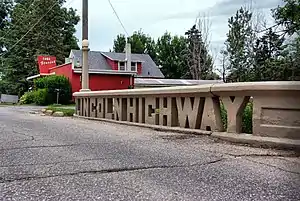 The Lincoln Highway bridge in Tama