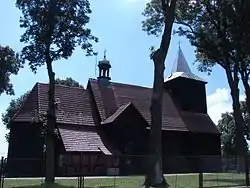 St. Ann's wooden church from the early 18th century.