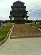 The Huaming Tower.