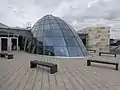 TDD skylight on the roof terrace of Liverpool Central Library