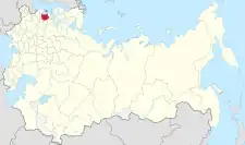 Location in the Russian Empire