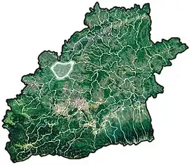 Location in Sibiu County