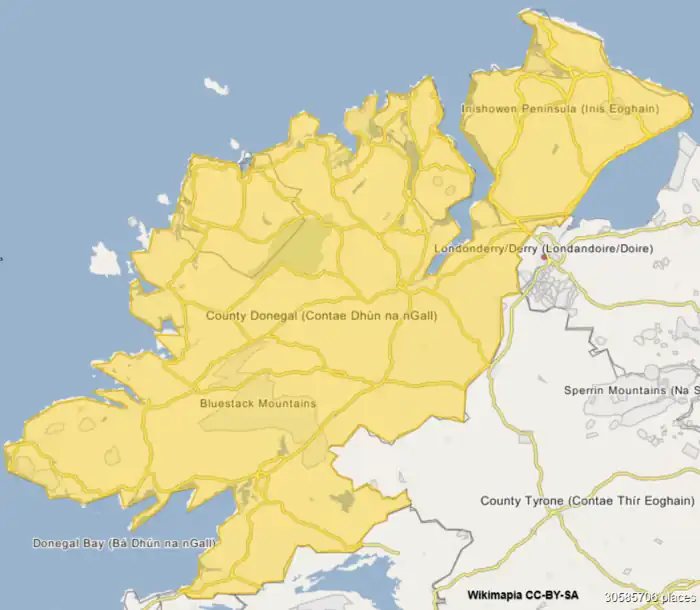 Buncrana is located in County Donegal