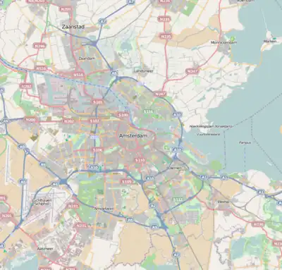 AMS/EHAM is located in Greater Amsterdam