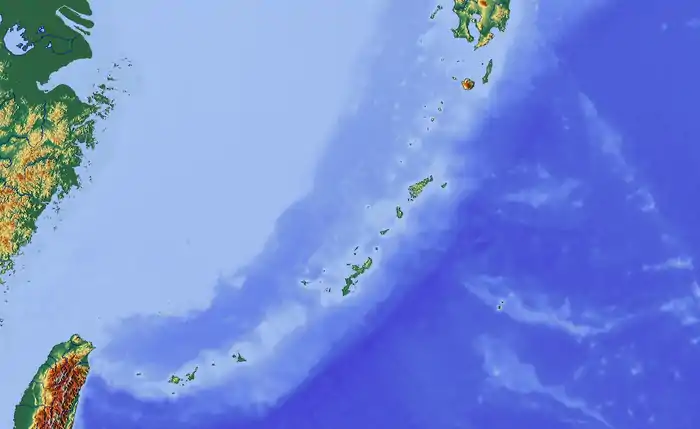 VH-3 (Rescue squadron) is located in Ryukyu Islands