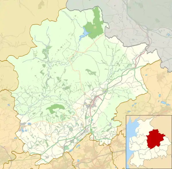 Slaidburn is located in the Borough of Ribble Valley