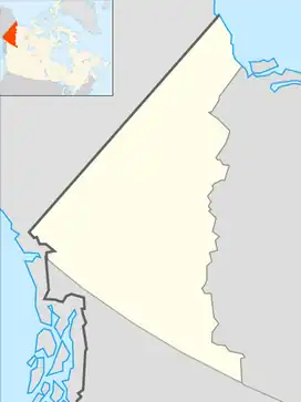 Mactung is located in Yukon