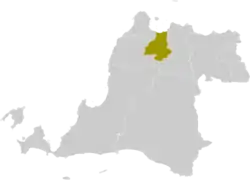 Location within Banten