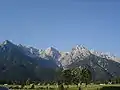 The Lofer Mountains from St. Ulrich am Pillersee