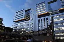 An image showing 5 Broadgate at night