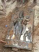 Lord Vishnu, Ashokdham (found in a pond during a minor digging work in June 2018)