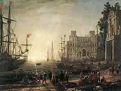 Image 15A painting of a French seaport from 1638, at the height of mercantilism. (from History of capitalism)