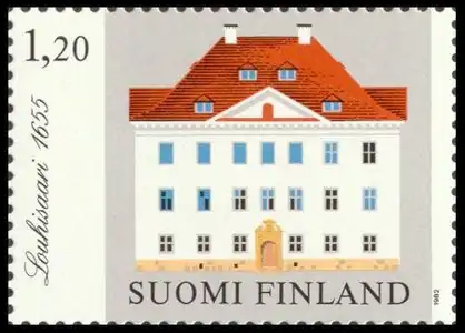 A Finnish stamp in honor of Louhisaari Manor