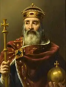 Charlemagne by Louis-Félix Amiel, late 1830s, Musée de l'Histoire de France (Versailles)