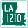 Louisiana Highway 1210 marker