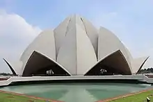 Lotus Temple, in Dehli, 1986 (Fariborz Sahba)