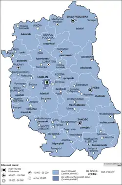 Division into counties