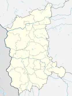 Sucha is located in Lubusz Voivodeship