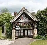 Lychgate at St Michael's, Marbury