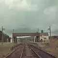 Lydford's former London & South Western Railway station (LSWR) on 16 November 1969. The line to Exeter via Tavistock had opened on 14 October 1874 and closed in 1968. The track was being lifted on the day this photograph was taken.