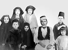 A Cretan Muslim family sent to Turkey after the population exchange in 1923.