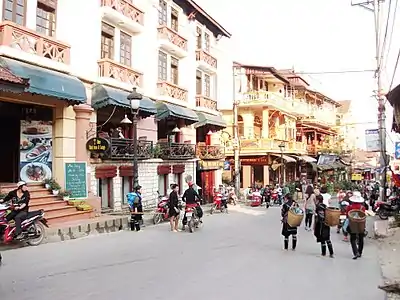 A corner of Sa Pa mountain town