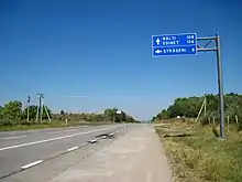 M5 highway near Strășeni