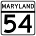 Route 54 marker