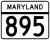 Maryland Route 895 marker