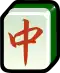 Red Dragon mahjong tile