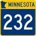 Trunk Highway 232 marker