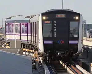 Bangkok Purple Line's sustina EMU cars