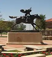 The Masked Rider sculpture