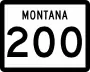 Montana route marker