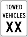 United States – Towed vehicles speed limit