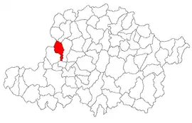 Location in Arad County