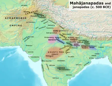 Vanga and Pundra in the mahajanapada period