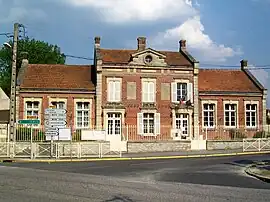 Town hall and school