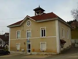 The town hall in Thiébouhans