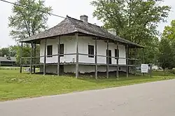 Bequette-Ribault house, 1789, after restoration.