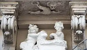 The White Lamb, by Peter van Dievoet, Maison de l'Agneau Blanc, Rue du Marché aux Herbes/Grasmarkt, 1696