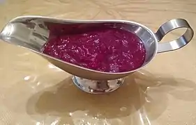 Cranberry sauce