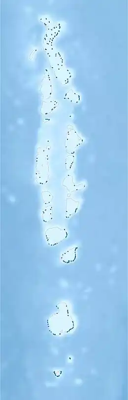 Maandhoo is located in Maldives