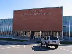 Malheur County Courthouse in Vale