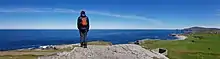 Panoramic view from Malin Head looking NE to Tor Beg Rock