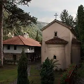 Front view of Monastery